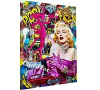 Magic Canvas Art Pop Art Marilyn Monroe B8162 - Stampa artistica da parete, 1 pezzo, 60 x 40 cm