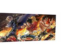 Magic Canvas Art - Quadro su tela One Piece Ruffy Ace Sabo, 1 pezzo, stampa artistica di alta qualità, moderno, decorazione da parete - A3363, dimensioni: 60 x 40 cm