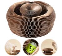 Magic Cat Scratch Organ Board Giocattolo per Gatti Con Palla Artiglio per Macina