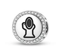 Magic Charms Argento Sterling 925 Adinkra Tumi Te Se Kusua Gioielli Fit Bracciale Charm etnico Simboli culturali Regali per le donne