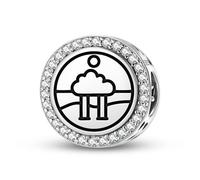 Magic Charms Argento Sterling 925 antroposofia Fourth Apocalyptic Seal Gioielli Fit Braccialetto Charm etnico Culturale Simboli Regali per le donne