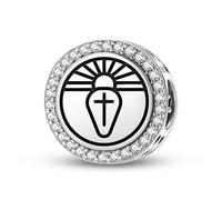 Magic Charms Argento Sterling 925 antroposofia Libra Seal Gioielli Fit Braccialetto Charm etnico Simboli culturali Regali per le donne