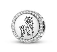 Magic Charms Argento Sterling 925 buddista Gods Maya Devi Gioielli Fit Bracciale Charm etnico Simboli culturali Regali per le donne