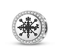 Magic Charms Argento Sterling 925 Central America Barone Samedi Gioielli Fit Bracciale Charm etnico Simboli culturali Regali per le donne