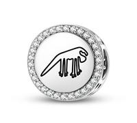 Magic Charms Argento Sterling 925 Nazca lines The Iguana Gioielli Fit Bracciale Charm etnico simboli culturali regali per le donne