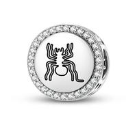 Magic Charms Argento Sterling 925 Nazca lines The Spider Gioielli Fit Bracciale Charm etnico Simboli culturali Regali per le donne