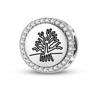 Magic Charms Argento Sterling 925 Nazca lines The Tree Gioielli Fit Bracciale Charm etnico Simboli culturali Regali per le donne