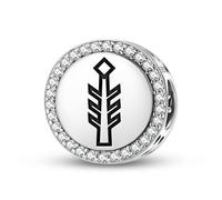 Magic Charms Argento Sterling 925 Persian Tree of Life Gioielli Fit Bracciale Charm etnico Simboli culturali Regali per le donne