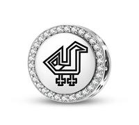 Magic Charms Argento Sterling 925 Persiano Chicken and Rooster Gioielli Fit Bracciale Charm etnico Simboli culturali Regali per le donne