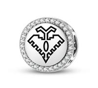 Magic Charms Argento Sterling 925 Persiano Eagle Gioielli Fit Braccialetto Charm etnico Simboli culturali Regali per le donne