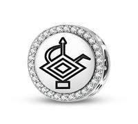 Magic Charms Argento Sterling 925 Persiano Jug Ewer Gioielli Fit Bracciale Charm Simboli culturali etnici Regali per le donne