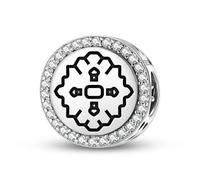 Magic Charms Argento Sterling 925 Persiano Rose Gioielli Fit Bracciale Charm etnico Simboli culturali Regali per le donne