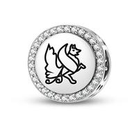 Magic Charms Argento Sterling 925 Persiano Saena Gioielli Fit Bracciale Charm Simboli culturali etnici Regali per le donne