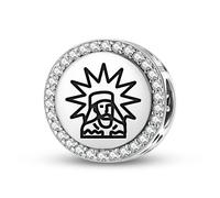 Magic Charms Argento Sterling 925 Persiano Spitama Zarathustra Gioielli Fit Bracciale Charm Simboli etnici Culturali Regali per le Donne