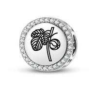 Magic Charms Argento Sterling 925 Roman Empire Fig Ficus Ruminalis gioielli Fit bracciale fascino etnico simboli culturali regali per le donne