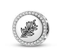 Magic Charms Argento Sterling 925 Roman Empire Olive Olivum Gioielli Fit Bracciale Charm etnico Simboli culturali Regali per le donne