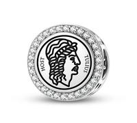 Magic Charms Argento Sterling 925 Roman Empire Tullus Hostilius Gioielli Fit Bracciale Charm etnico Simboli culturali Regali per le donne