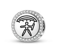 Magic Charms Argento Sterling 925 Sami Sami Wisdom gioielli Fit bracciale fascino etnico simboli culturali regali per le donne