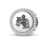Magic Charms Argento Sterling 925 Sumerian Enki Ea gioielli Fit Bracciale Charm etnico simboli culturali regali per le donne