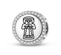 Magic Charms Argento Sterling 925 Sumerian Geshtinanna Gioielli Fit Bracciale Charm etnico Simboli culturali Regali per le donne