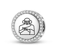 Magic Charms Argento Sterling 925 Sumerian Namma Nammu Gioielli Fit Bracciale Charm Simboli culturali etnici Regali per le donne