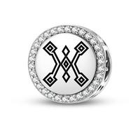 Magic Charms Argento Sterling 925 Turkish Sac Bagi - Hair Band Gioielli Fit Bracciale Charm Simboli etnici Culturali Regali per donne