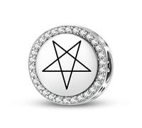 Magic Charms Argento Sterling 925 Wicca 2nd Degree Wiccan Gioielli Fit Bracciale Charm etnico Simboli culturali Regali per le donne