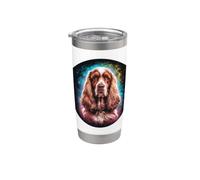 Magic Cocker Spaniel Dog Bicchiere termico in acciaio inox doppia parete