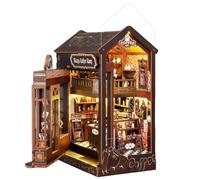 Magic Coffee Shop - Kit fai da te per angolo libro, struttura di apertura e dettagli mistici, puzzle 3D, fermalibri da montare per adulti (Magic Coffee Shop)