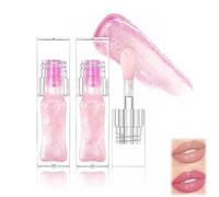 Magic Color Changing Moisturizing Lip Glow Oil Plumping Glimmer Glow Lipstick - Hydrating Lip Gloss Lip Balm Transparent Lip Care, Long Lasting Moisturizing Non-sticky Fresh Texture Lip Oil (2pcs)