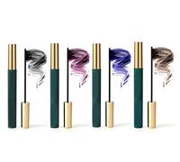 Magic Color Skinny Mascara - Thick Curling Skinny Mascara, 4D Silk Fiber Eyelash Mascara, Natural Waterproof Long-Lasting Non-Smudge (4pcs)