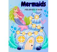 Magic Coloring Book for Adults and Kids: Bold and Easy, Simple and Big Designs for Relaxation Featuring a Variety Mermaids