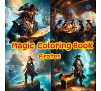 Magic coloring Book: Pirates