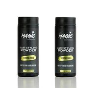 Magic Cosmetics Polvere per capelli da uomo | Polvere per capelli unisex | Look opaco | Styler in polvere anti-gravità | Volume istantaneo e aumento delle radici, tutti i tipi di capelli | 40 gr