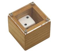 Magic Cube Box, Wooden Trick Dice, Mind Prediction Deception, Sleight Of Hand, Illusion Effect, (1.57 * 1.45in), Perfect For Magicians, Stage Performance, Mentalism Practice