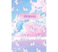 Magic Diary: Purple-Maned Unicorn in Pastel Clouds: 100 Sheets to Write Your Fantasy Dreams