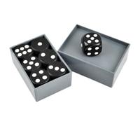 Magic Dice Tricks Set - Mind Reading Box and Dice Illusion Prop Kit | Easy-to-perform magic dice tricks set featuring six matching dice and a trick box to amaze friends and family at gatherings.