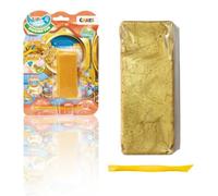 MAGIC DOUGH Digging Fun Gold - Set di plastiline per cercatori d'oro, avventura di scavo con plastilina per bambini e tesoro per il fai da te, braccialetto fai da te per ragazzi a partire dai 5 anni