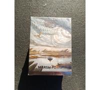 Magic Dragon Shield Marsh Flats Dual Matte Art Sleeves Landfall Series Mtg