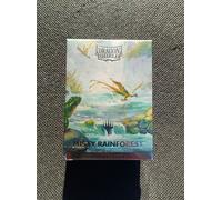 Magic Dragon Shield Misty Rainforest Dual Matte Art Sleeves Landfall Series Mtg