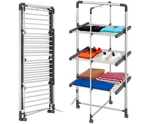 Magic Dry Tower - Stendino Elettrico a 3 Ripiani Pieghevole 300W