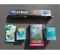 Magic Explorers of the Deep Commander Bundle Mazzo PlayMat Sleeves Deck Box ENG