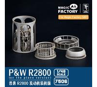 Magic Factory 7506 - 1:48 P&w R2800 Motore Separati Display Version Set 2 -