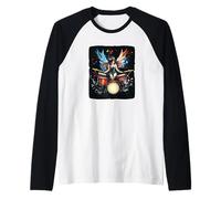 Magic Fairy - Fata che dondola il palco con tamburi per adulti e bambini Maglia con Maniche Raglan