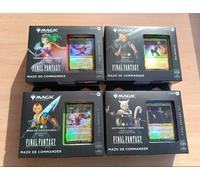 Magic Final Fantasy Set 4 Commander Decks Spagnolo Sealed ESP Universes Beyond