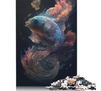 Magic Fish Puzzle Impossibili 1000 Pezzi Decorazione Per La Casa. Rilassamento E Intelligence Per Adulti E Ragazzi Da 14 Anni 1000pcs (75x50cm)
