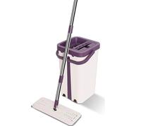 Magic flat mop mocio in microfibra lavapavimenti pratico con secchio strizzatore
