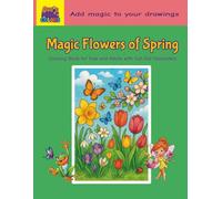 Magic Flowers of Spring: Coloring book for Kids and Adults