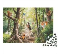Magic Forest 1000 Pezzis Materiale Riciclabile Adulti Uomini Puzzle Magic Forest Divertente Activity Ottima Idea Regalo 38x26cm
