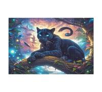 Magic Forest Black Cat Puzzle 1000 Pezzi Intelligenza E Logica Gioco Educativo Sfida Per Ragazzi E Adulti Rompicapo Relax Per Serate Familiari 1000 PCS